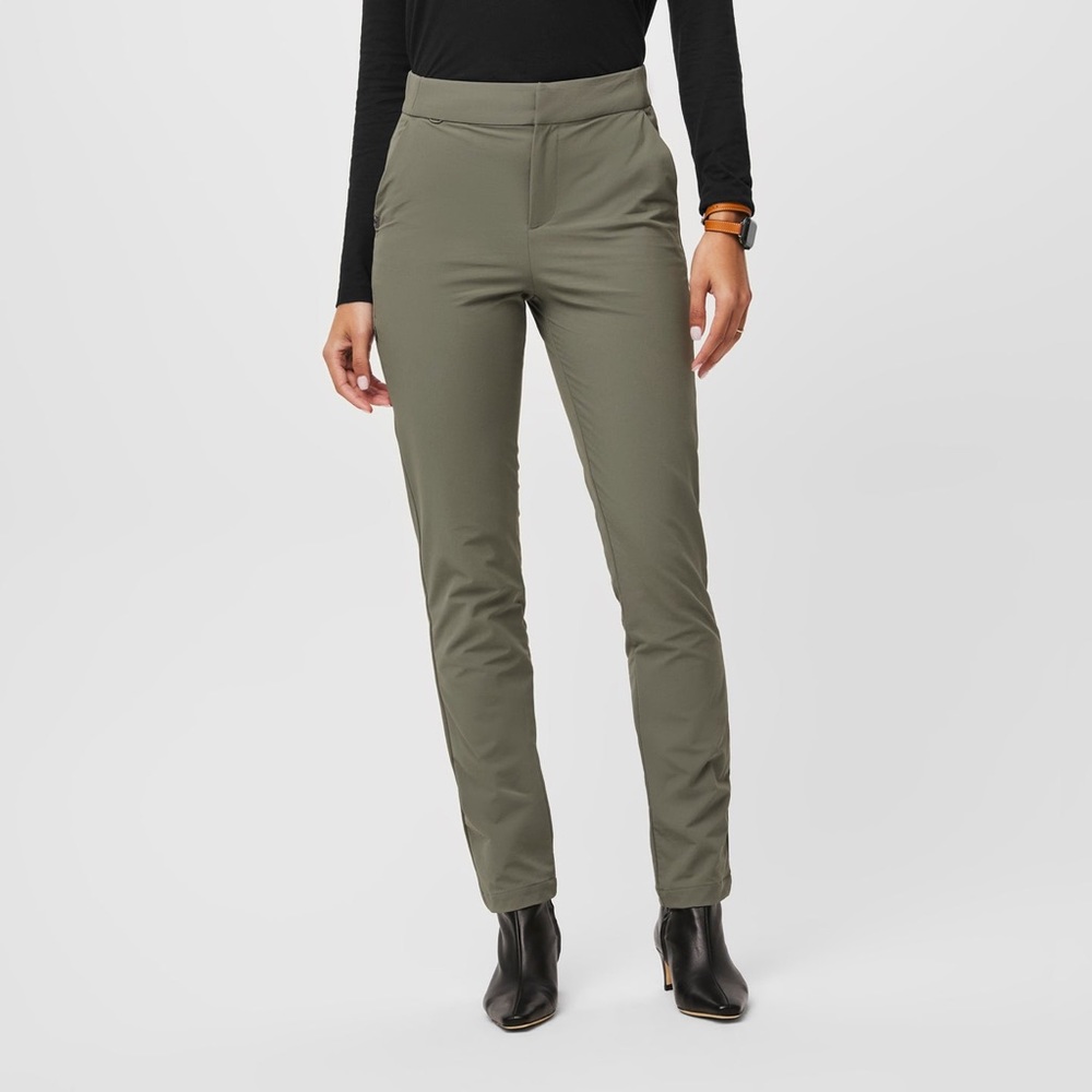 Women’s Agave FIGSPRO™ Zip Fly - Skinny Scrubtrouser - L / Agave